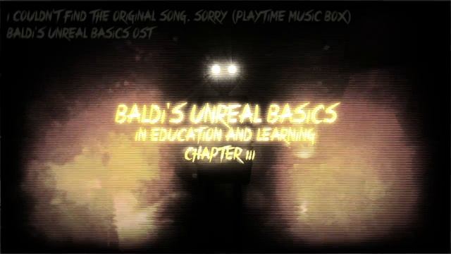 Baldi's Unreal Basics OST - "Her Theme" (Playtime Music Box) смотреть онлайн