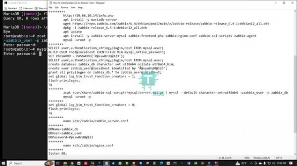 How To Install Zabbix 6.4 on Debian 12