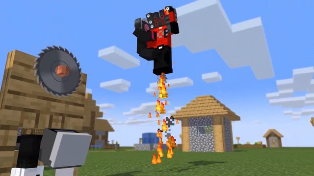 Girls In A DEATH TRAP! (TV Woman ,Camera Woman , Speaker Woman) #minecraftanimation #minecraft #mem