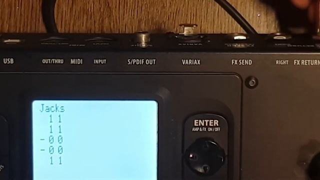 Сервисное Меню LINE6 POD HD500 / POD X3Live Диагностика Ремонт