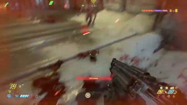 Doom Eternal Infiltrate Cultist Base Hide in Corner Defeat All Enemies смотреть онлайн