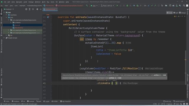 Lazy Column Multiple Item Selection in Android Jetpack Compose смотреть онлайн