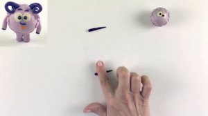 Лепим из пластилина Смешарика по имени Бараш