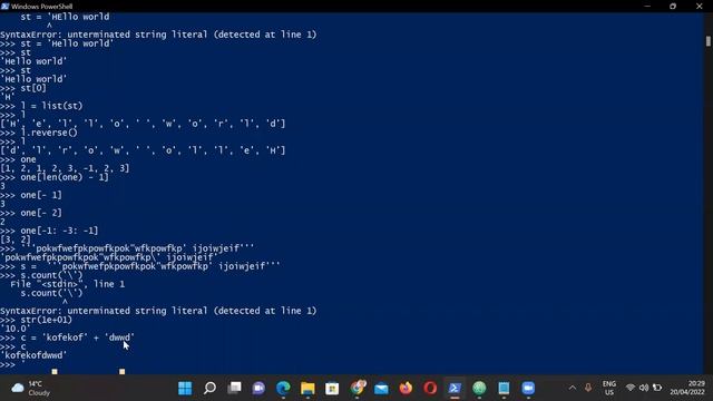 Python - встроенные data structures смотреть онлайн