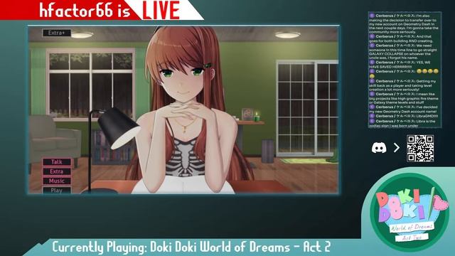 DDLC Mod | World of Dreams | Act 2 | LIVE Playthrough! (Part 3) смотреть онлайн
