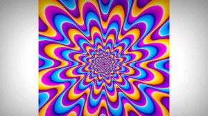 Упражнение для глаз - Снятие напряжения и усталости глаз - Оптическая иллюзия 02