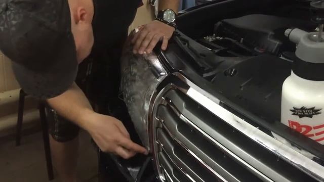 "Бронирование" или нанесение антигравийной пленки. смотреть онлайн