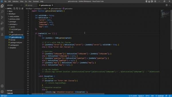 Minecraft Hypixel Bot (Using Mineflayer.js) [Template]