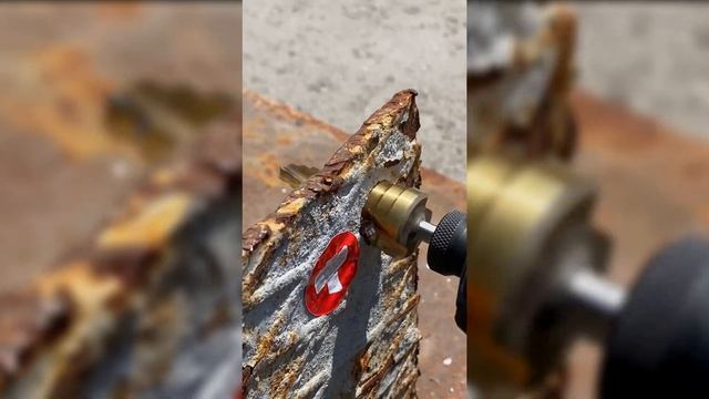 testing the BOSCH step drill for metal \ тестируем ступенчатое сверло по металлу смотреть онлайн