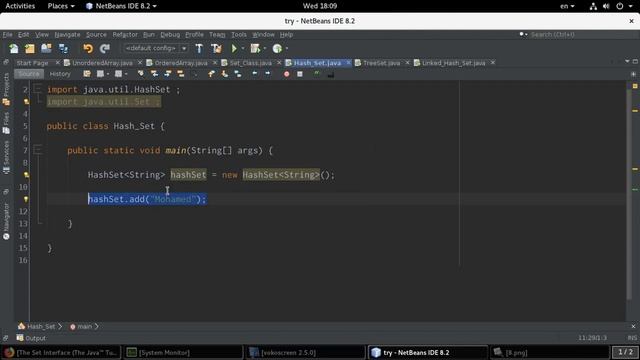 Java Collection - HashSet смотреть онлайн