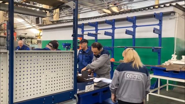 Участок ОТК механического цеха станкозавода "Саста" смотреть онлайн