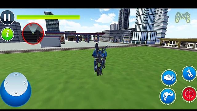 Jet Ski Submarine Robot Attack: Underwater Robot Transform Battle: Blue Robot - Android Gameplay смотреть онлайн