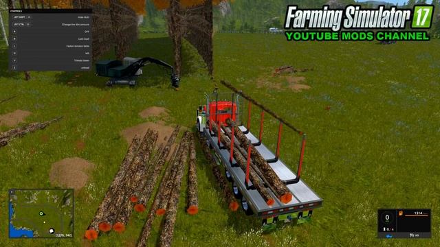 AutoLoad Peterbilt 10 x 10 Flatbed Farming Simulator 17 Mods смотреть онлайн
