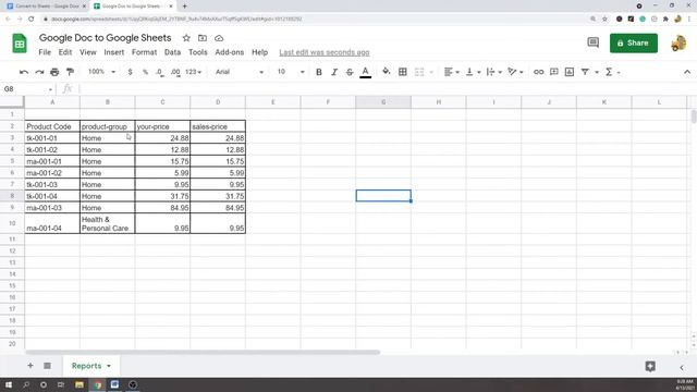 How to Convert Google Doc to Google Sheets - 2 Simple Methods смотреть онлайн