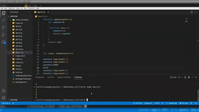 Javascript dasturlash bo'yicha chuqurlashtirilgan savol javob 7-dars смотреть онлайн