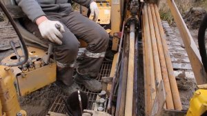 Строительство газопровода методом ГНБ. Прокол под дорогой г.Сосновый Бор.