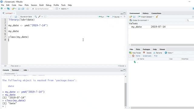 R Programming Screencast (Tester): the lubridate package смотреть онлайн