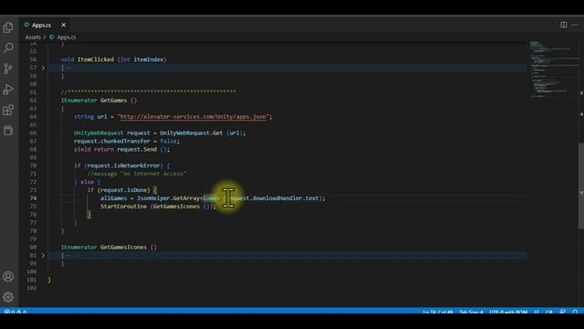 Load Data From Server JSON in Unity Networking | Unity Beginner Tutorial Coding смотреть онлайн