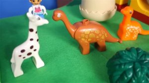 Лего Дупло Большой Зоопарк Животные для Детей  Распаковка Обзор Видео для Детей  Lion boy