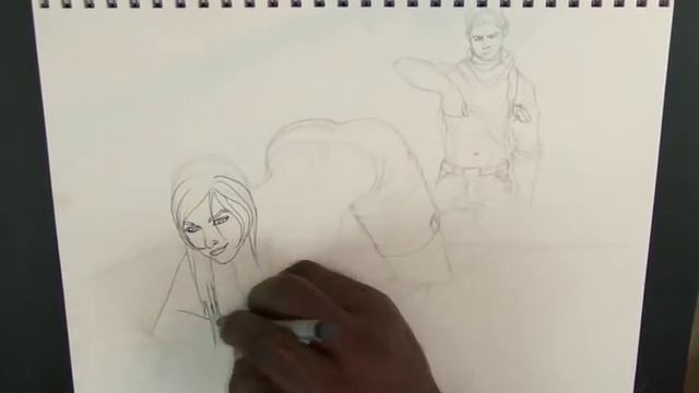 Sketch Master Lara Croft and Nathan Drake смотреть онлайн