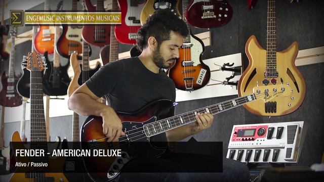 Fender - American Deluxe - Ativo / Passivo - ENGEMUSIC смотреть онлайн
