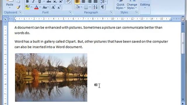 17 Inserting Pictures, ClipArt and WordArt смотреть онлайн