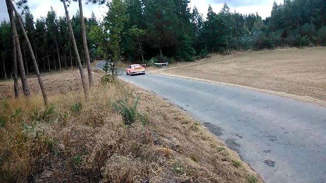 Porsche 911 GT3 2010 maximum speed in curve in Lugo - spain смотреть онлайн