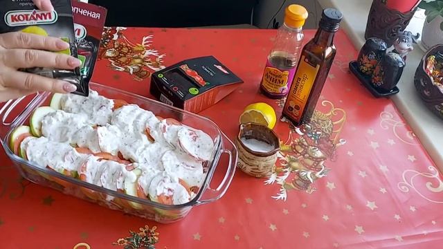 Свинина запечённая с кабачками и томатами! Быстро, вкусно и возможно в любое время года! смотреть онлайн