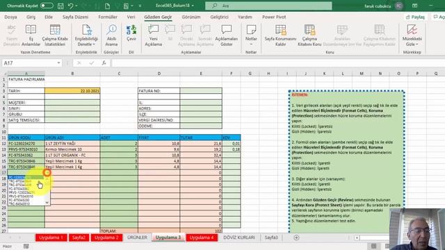 EXCEL 365 ile VERİ ANALİZİ ve İŞ UYGULAMALARI Bölüm 18 смотреть онлайн