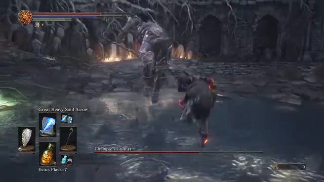 DARK SOULS™ 3 Champion Gundyr boss fight (sorcerer solo) смотреть онлайн