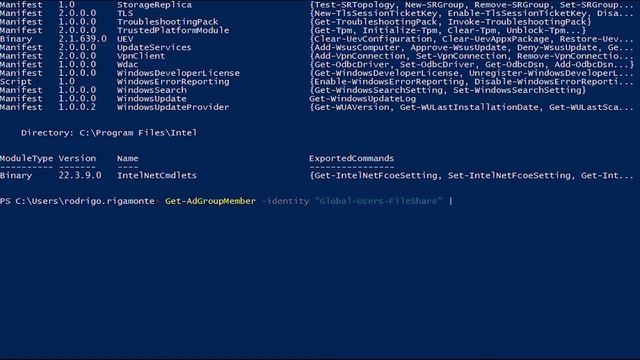 PowerShell Export Active Directory Group Members смотреть онлайн