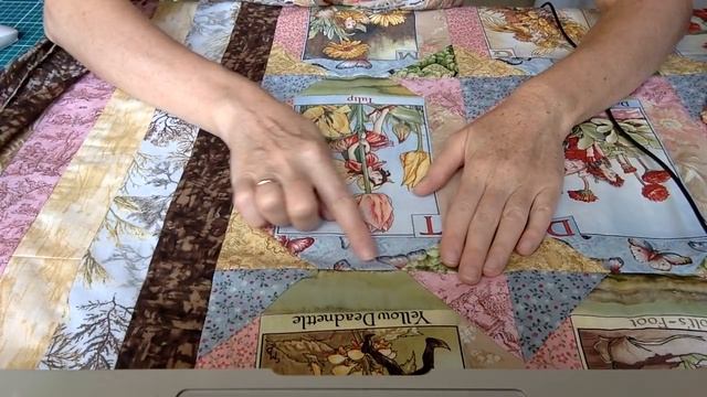 Лоскутный эфир 74. Как сшить Лоскутное одеяло с феечками? Ч 4. Вкусные ткани смотреть онлайн