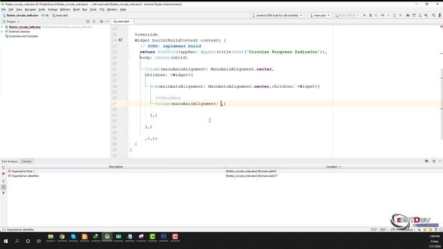 Flutter Tutorial - Value Widgets #2 Circular Progress Indicator смотреть онлайн