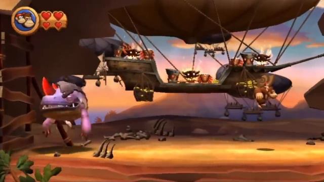 Donkey Kong Country Returns - All Bosses смотреть онлайн