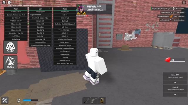 Roblox Kat OP Admin GUI Script (pastebin) 2021 Aimebot, Kill all, ESP, God mode, OP Gun смотреть онлайн