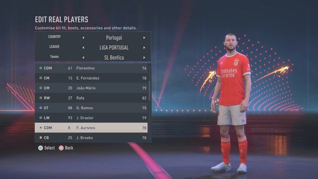 FIFA 23 on PS5 - SL BENFICA PLAYER FACES AND RATINGS - 4K60FPS GAMEPLAY смотреть онлайн
