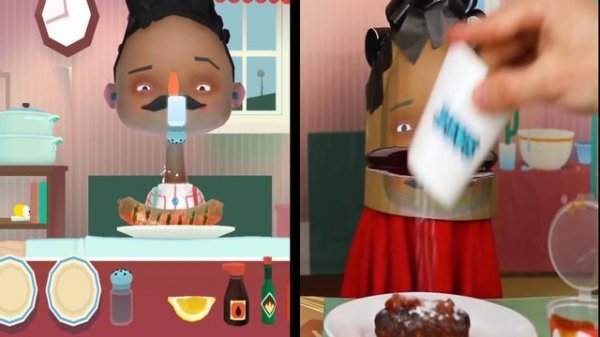 New Toca Kitchen 2 In Real Life VS Toca Kitchen in the Game