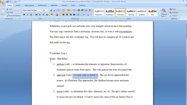 How to create a vocabulary log.mp4 смотреть онлайн