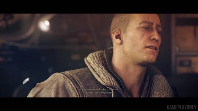 Wolfenstein 2 - I'm Not Saying It's Aliens Scene смотреть онлайн