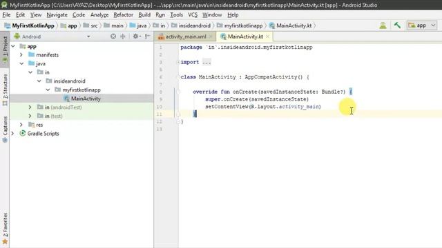 My First Android App in Kotlin | Android Studio смотреть онлайн