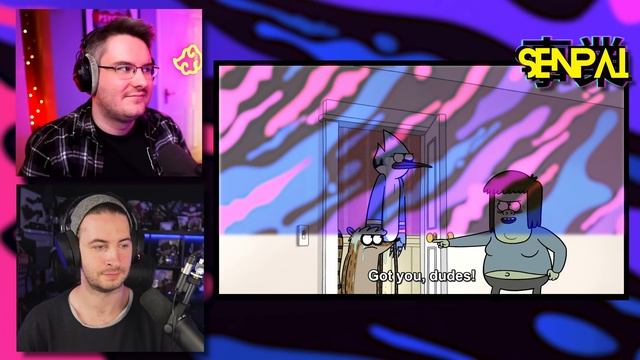 REGULAR SHOW Season 3 Episode 19 & 20 REACTION! | Video Game Wizard & Big Winner смотреть онлайн