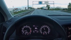 Skoda Karoq 1.6 MPI механическая коробка МКПП. Динамика движения, разгон.