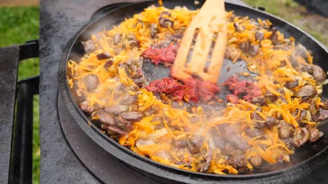 МАКАРОНЫ C КУРИНЫМИ СЕРДЕЧКАМИ . УЖИН ЗА 30 МИНУТ смотреть онлайн