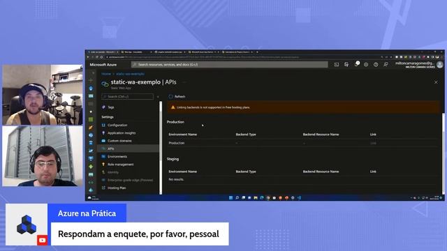 Live #50: Hospedagem de aplicações no Azure: do site estático ao cluster Kubernetes смотреть онлайн
