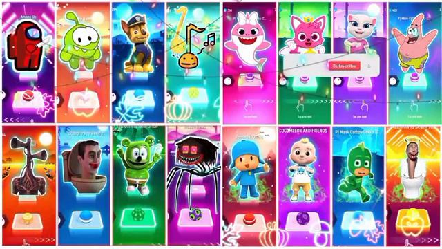 All Oddbods Bubbles Megamix Game Video 🆚 Among Us 🆚 Baby Shark Friends 🆚 Paw Patrol 🆚 Otamatone 🆚