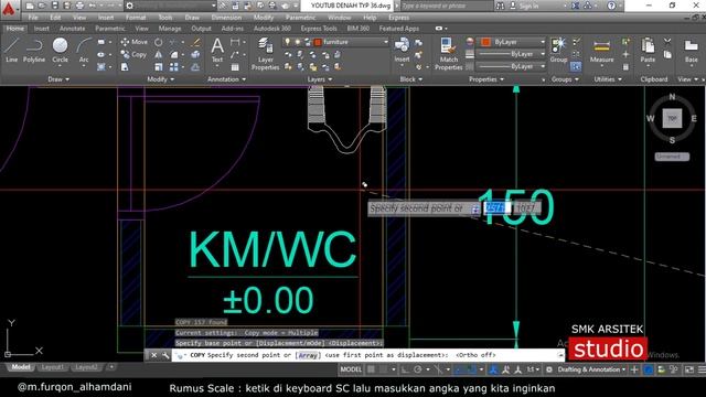 Mudah Banget - Cara Menambahkan furniture di Autocad смотреть онлайн