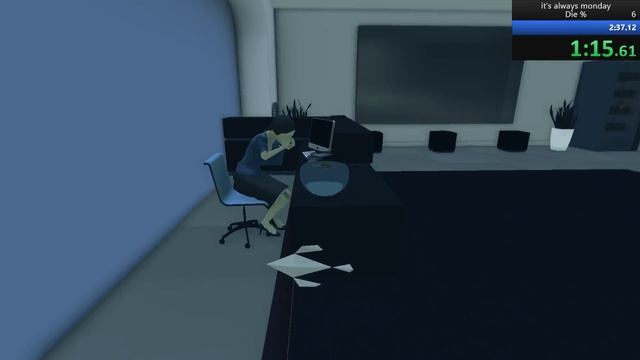 it's always monday Die% No Skip in 2:34.78 by Soulcloset смотреть онлайн