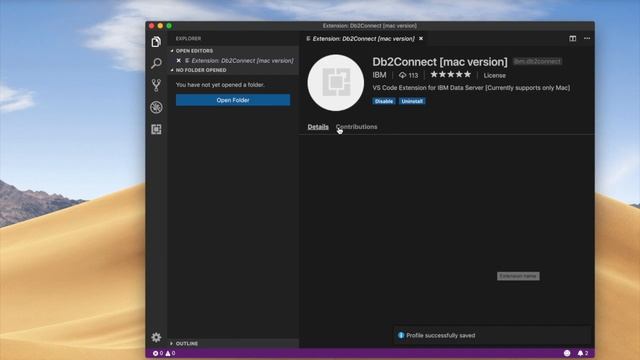 Db2 Visual Studio Code Extension смотреть онлайн