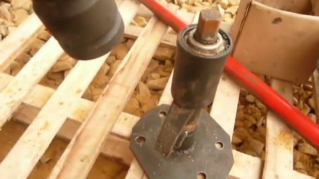 Закручивание винтовых свай своими руками смотреть онлайн