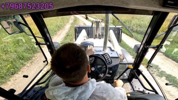 Российский Terex TLB RM на котором была установлена система СРС ( RIDE CONTROL)